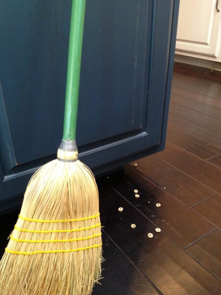 broom and floor